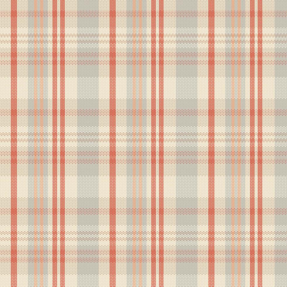 Tartan plaid pattern with texture and coffee color. vector