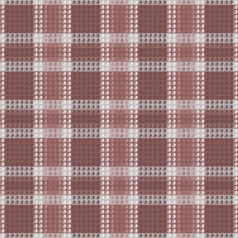 Tartan plaid pattern with texture and coffee color. vector