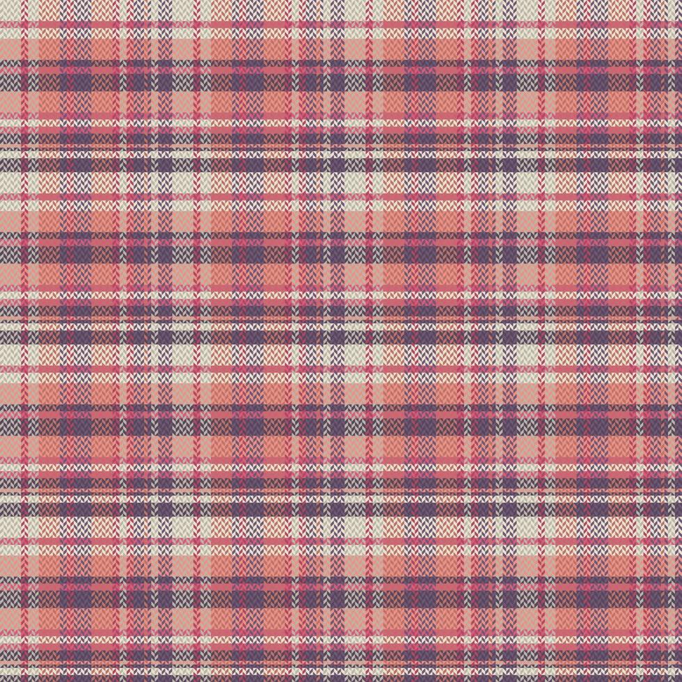 Tartan plaid pattern with texture and coffee color. vector