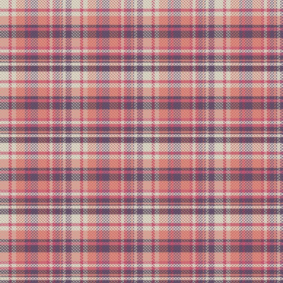 Tartan plaid pattern with texture and coffee color. vector