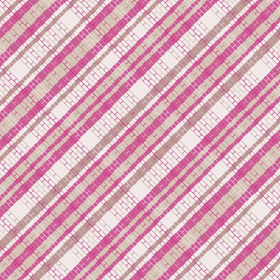 Tartan plaid pattern with texture and coffee color. vector