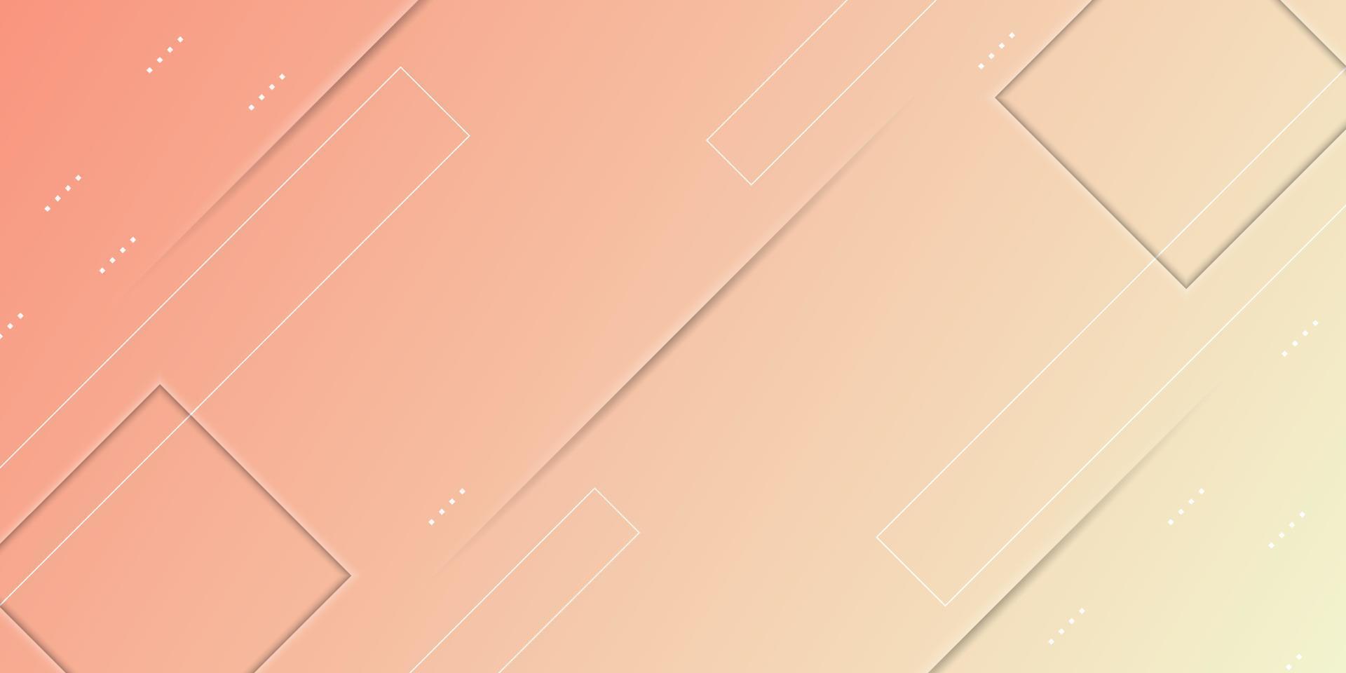 Abstract red and yellow gradient texture with geometric elements. vector