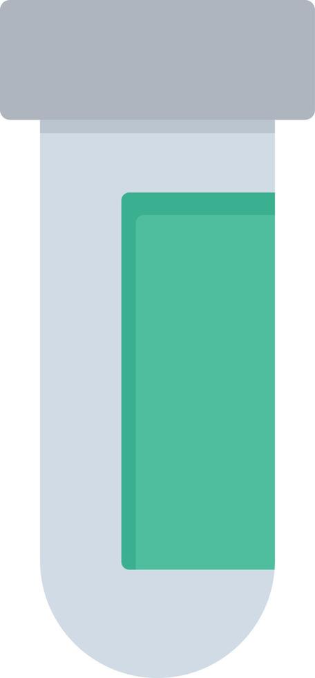 Test Tube Flat Icon vector