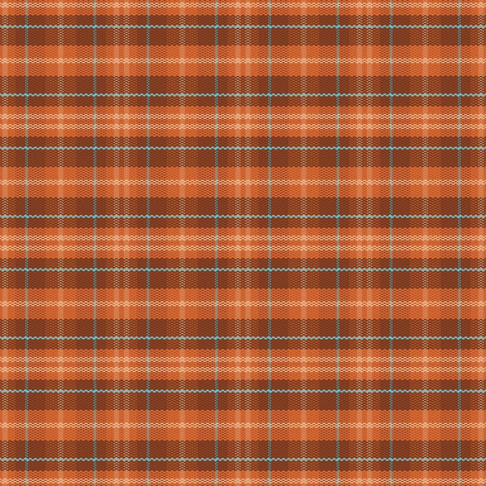 Tartan plaid pattern with texture and coffee color. vector