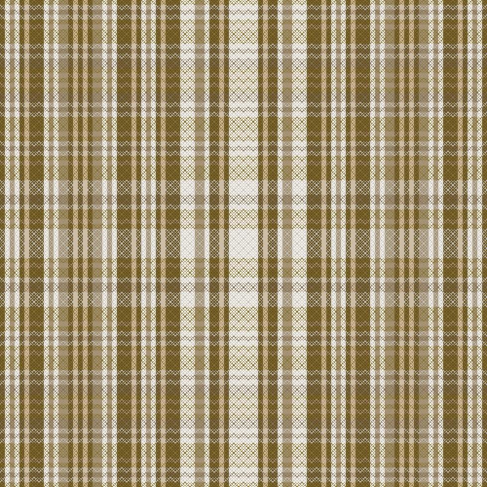 Tartan plaid pattern with texture and coffee color. vector