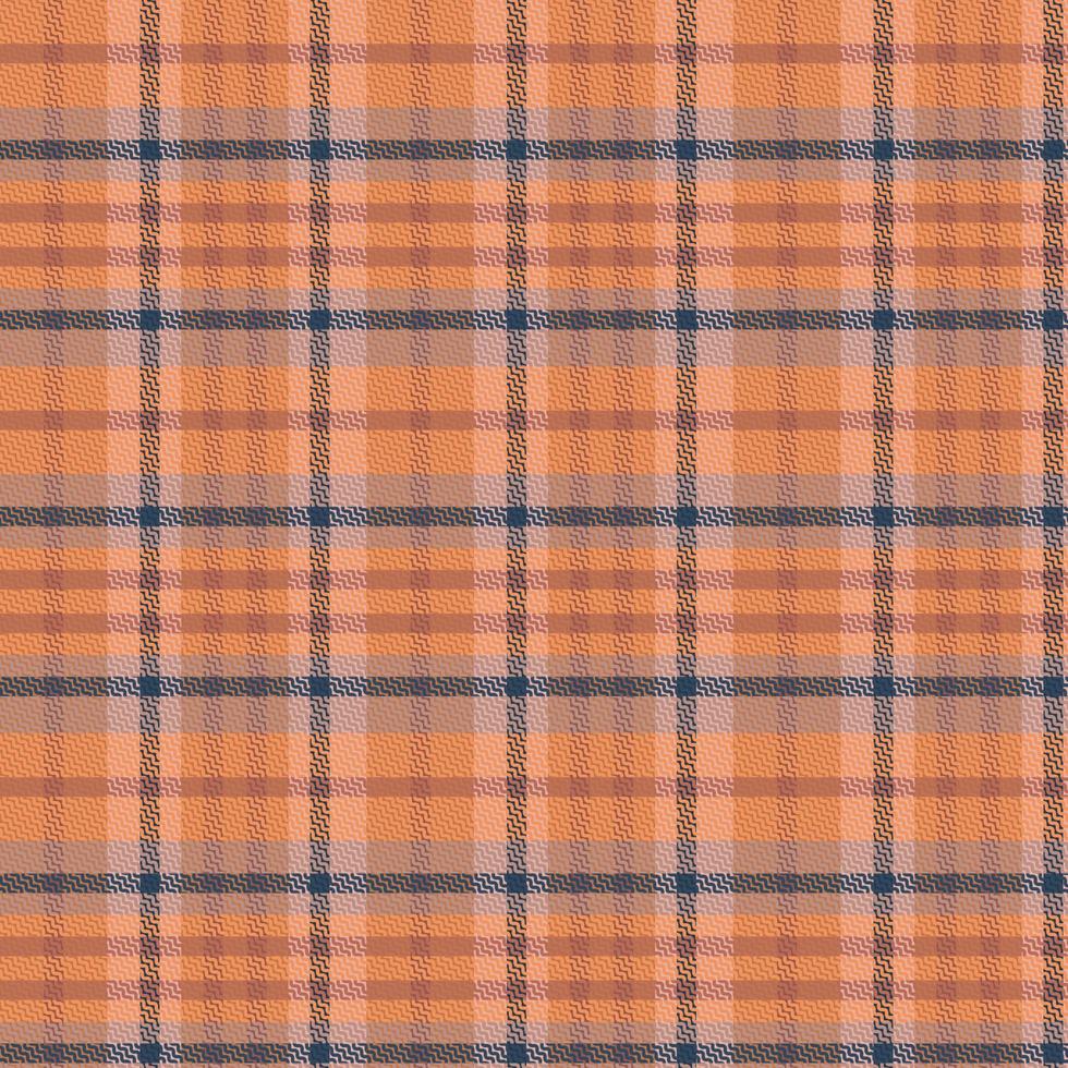Tartan plaid pattern with texture and coffee color. vector