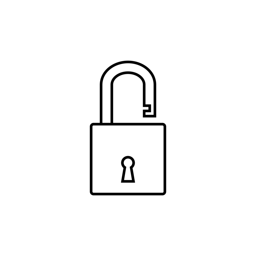 Lock icon png transparent