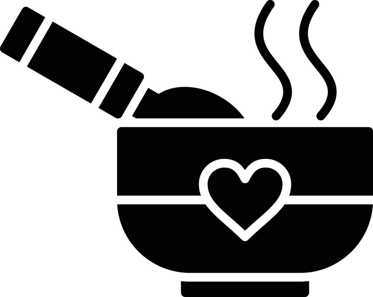 Soup Glyph Icon vector