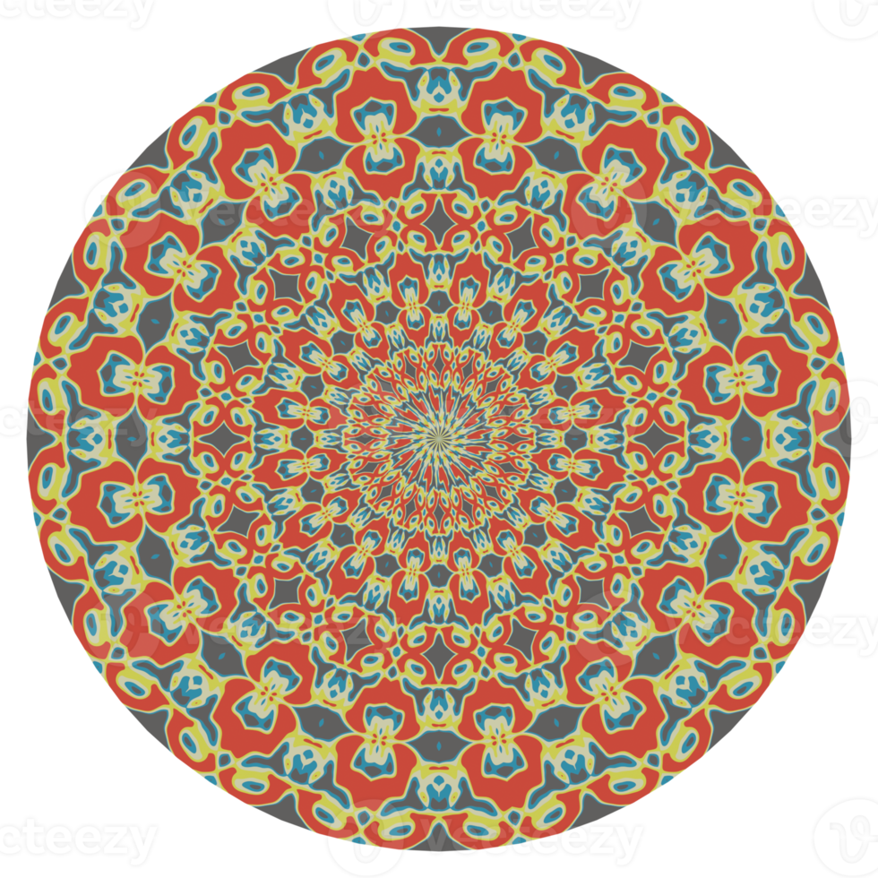 mandala mönster dekoration element png