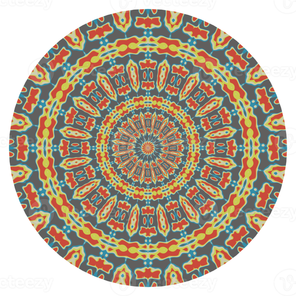 ornamento astratto mandala png