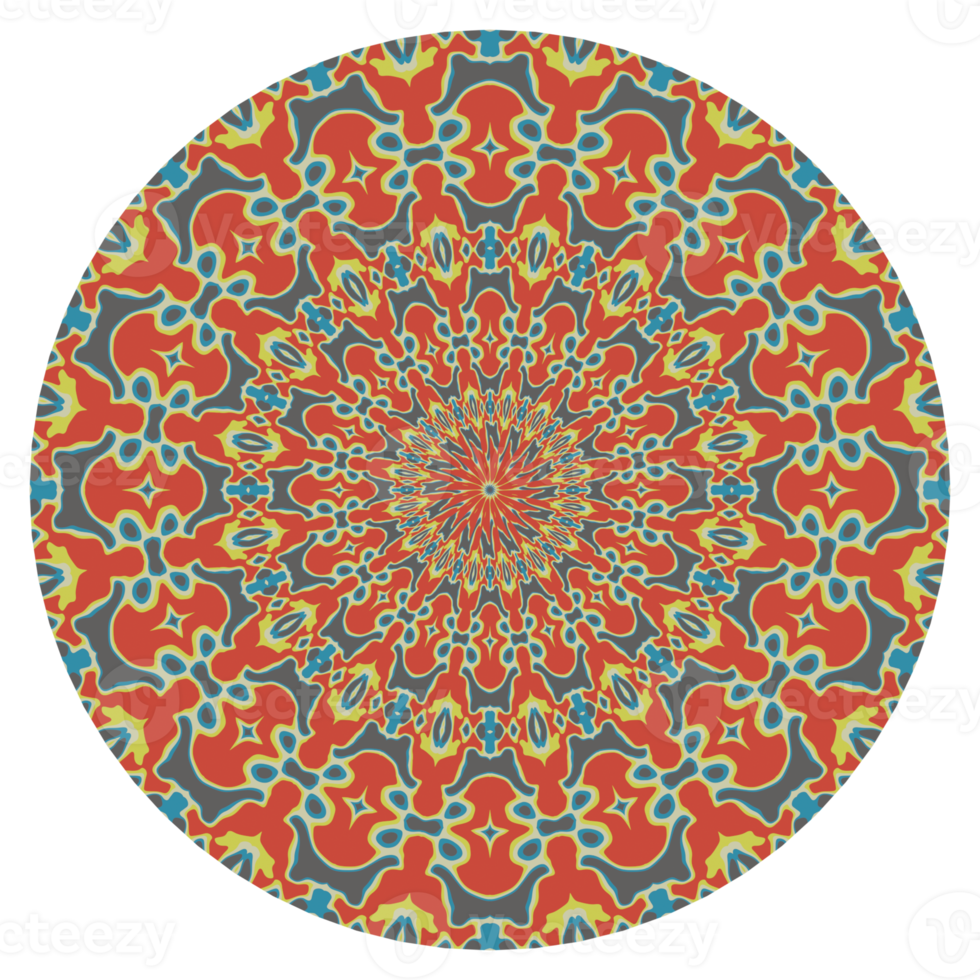 Mandala abstract ornament png