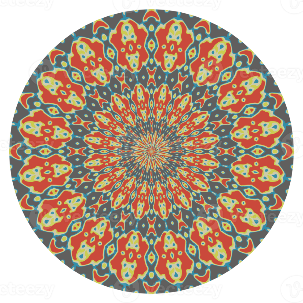 mandala abstrakt prydnad png