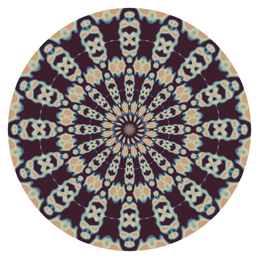 ilustração de círculo de mandala png