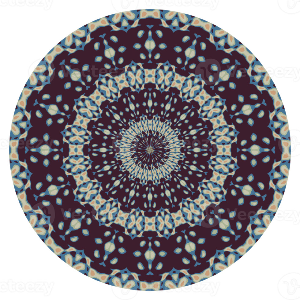 Mandala circle ornament png