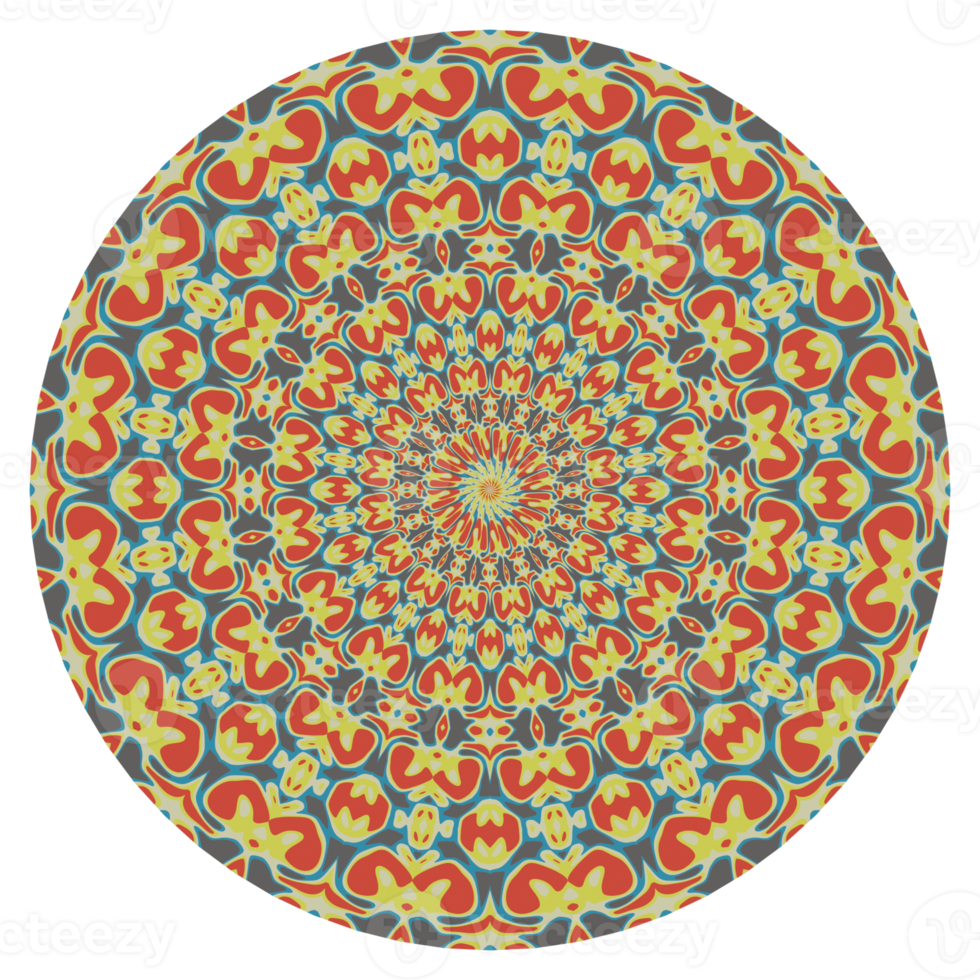 Mandala pattern decoration element png