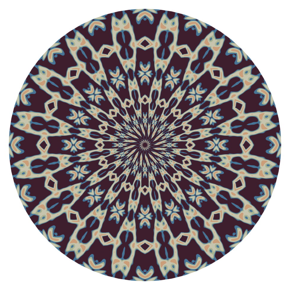 ilustração de círculo de mandala png