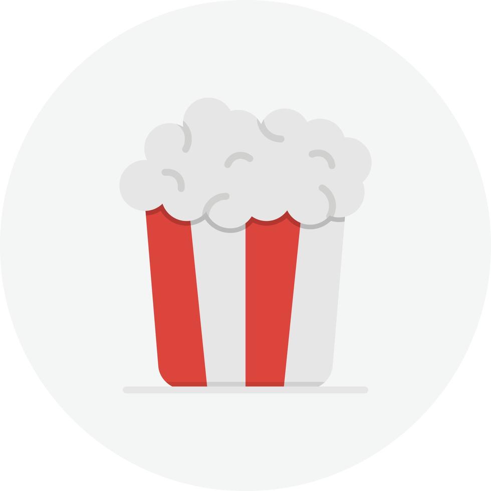 Popcorn Flat Circle vector