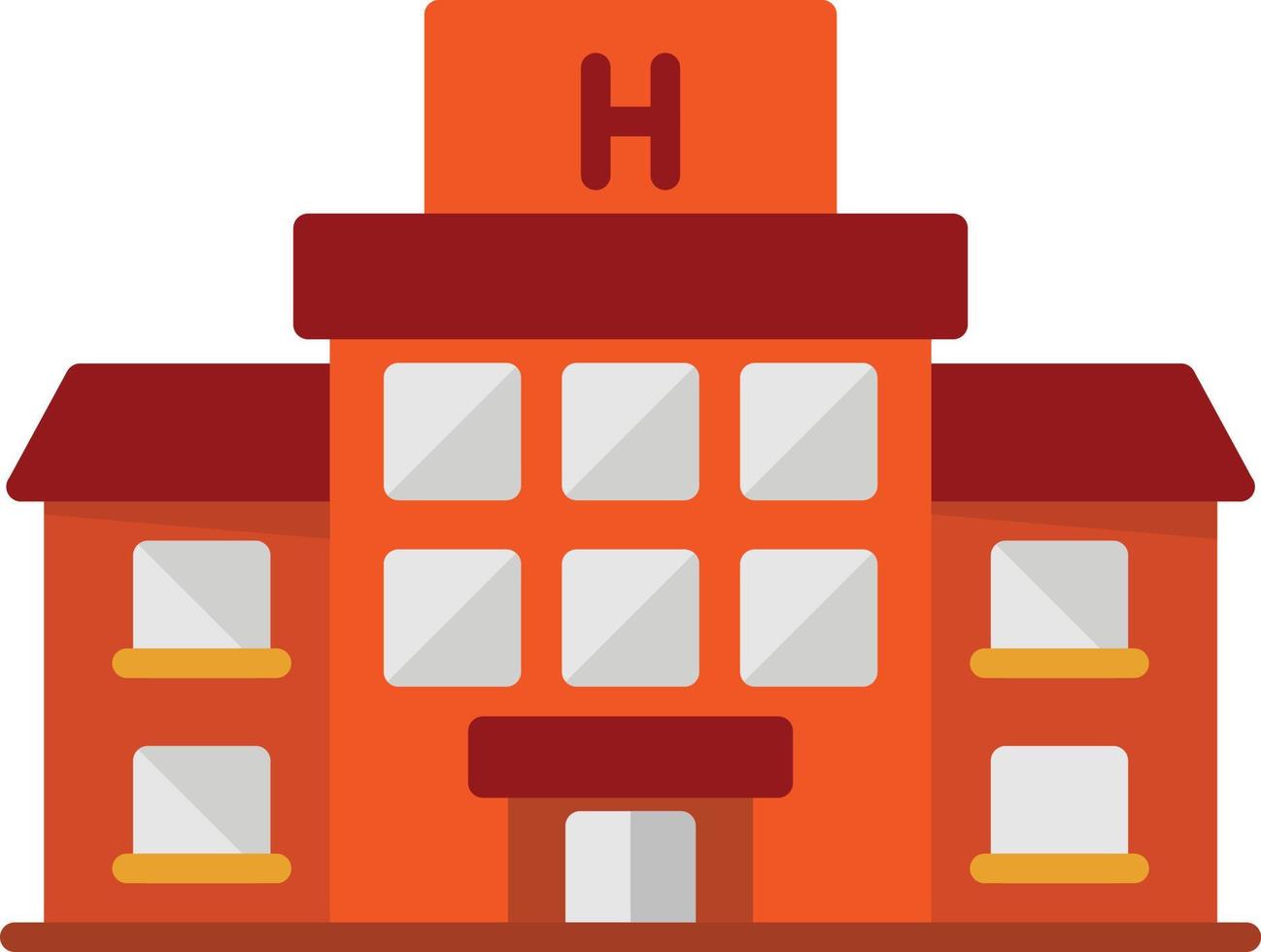 Hotel Flat Icon vector