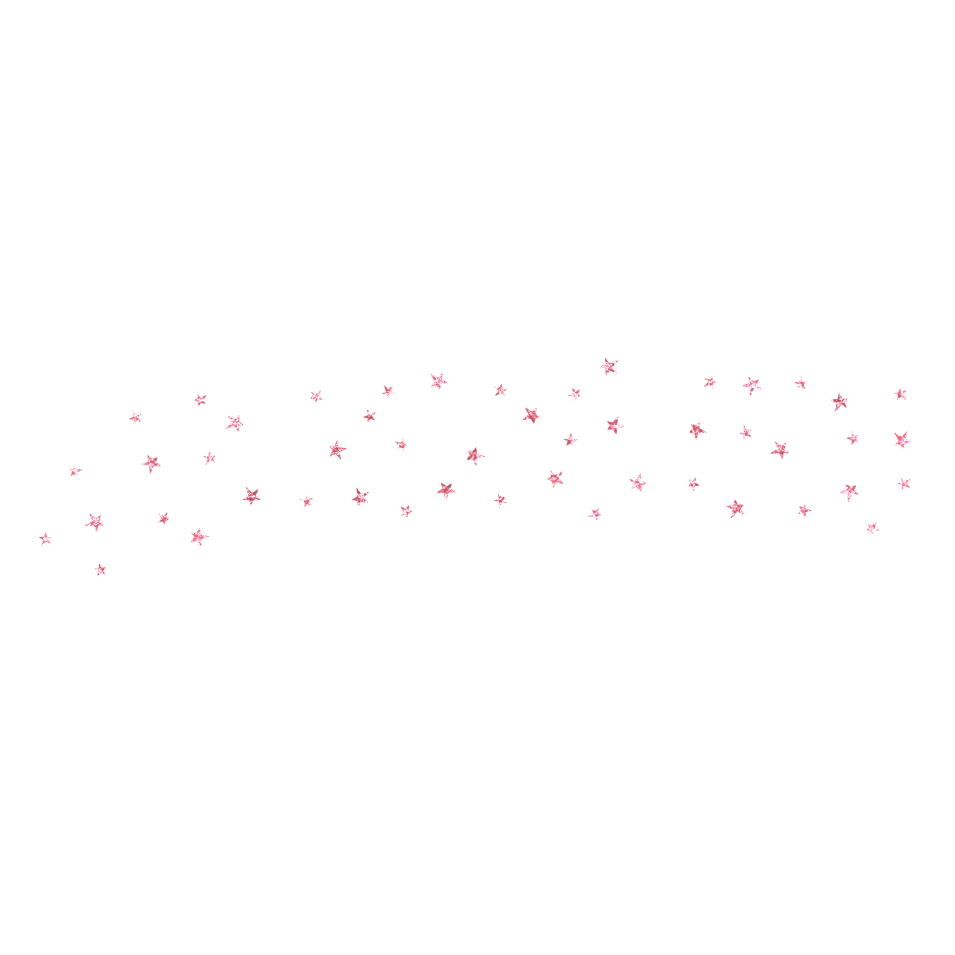 Pink Star Glitter Outlined 14967803 PNG