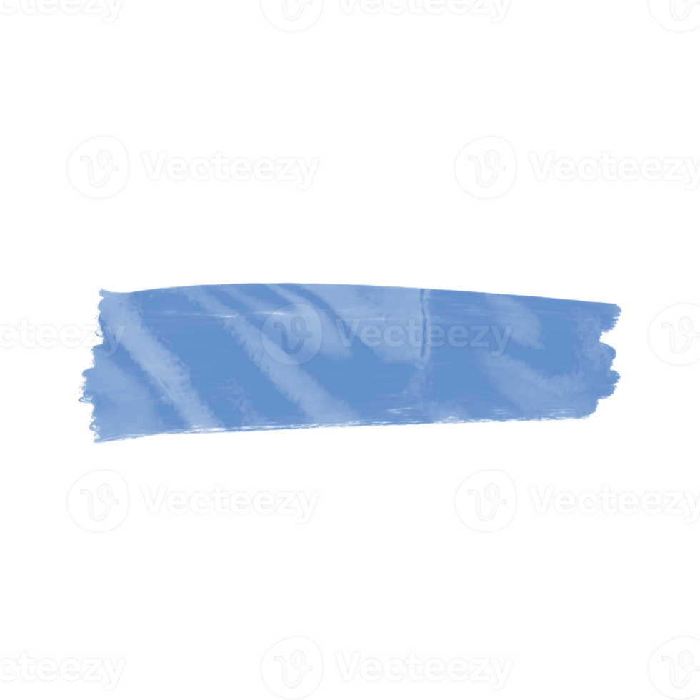 Blue Metallic Brush Stroke png