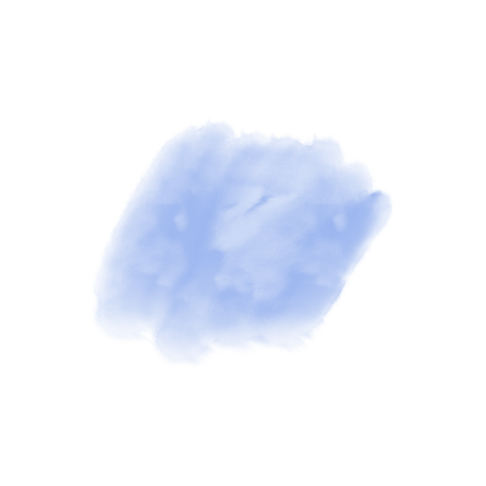 padrão de aquarela azul png