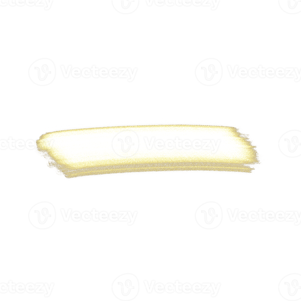 Gold Glowing Brush Stroke png