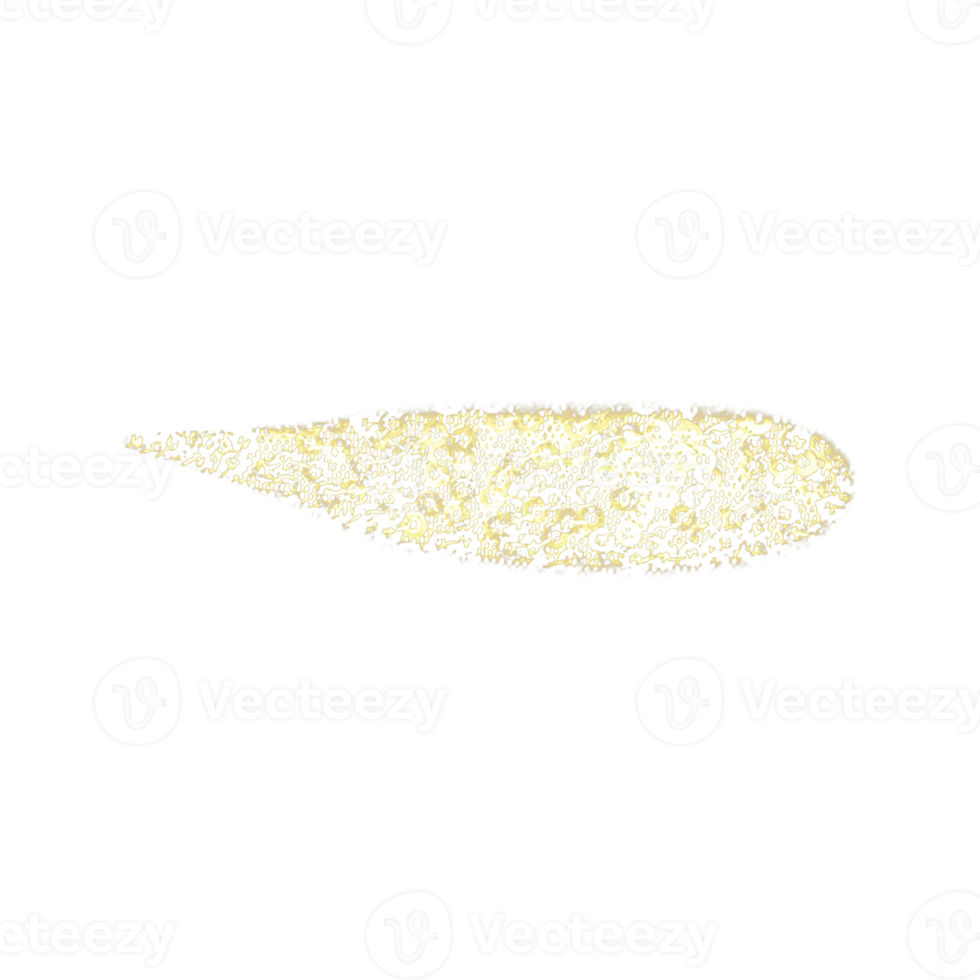 guld glitter penseldrag png