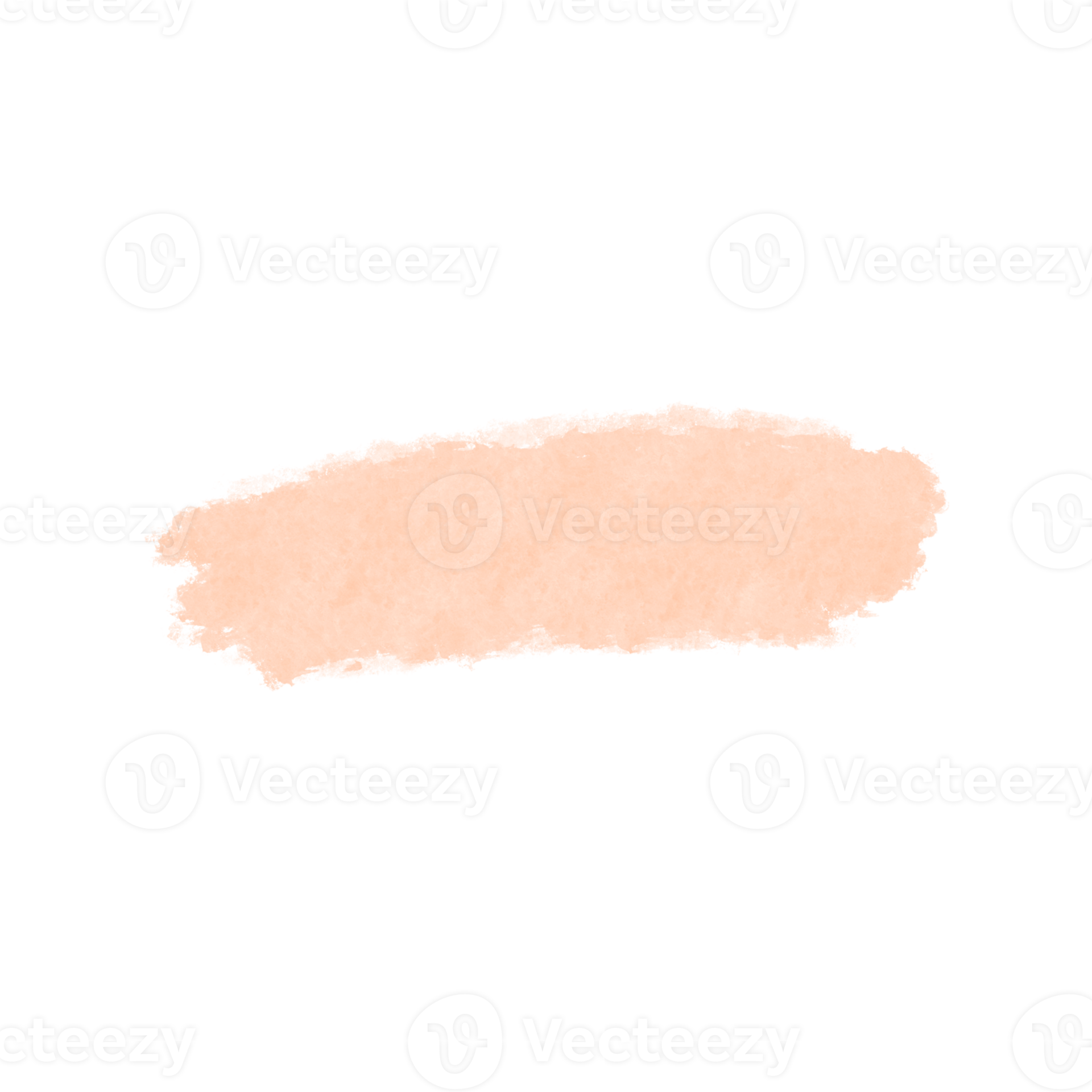 Orange Pastel Watercolor Brush Stroke 9590810 PNG