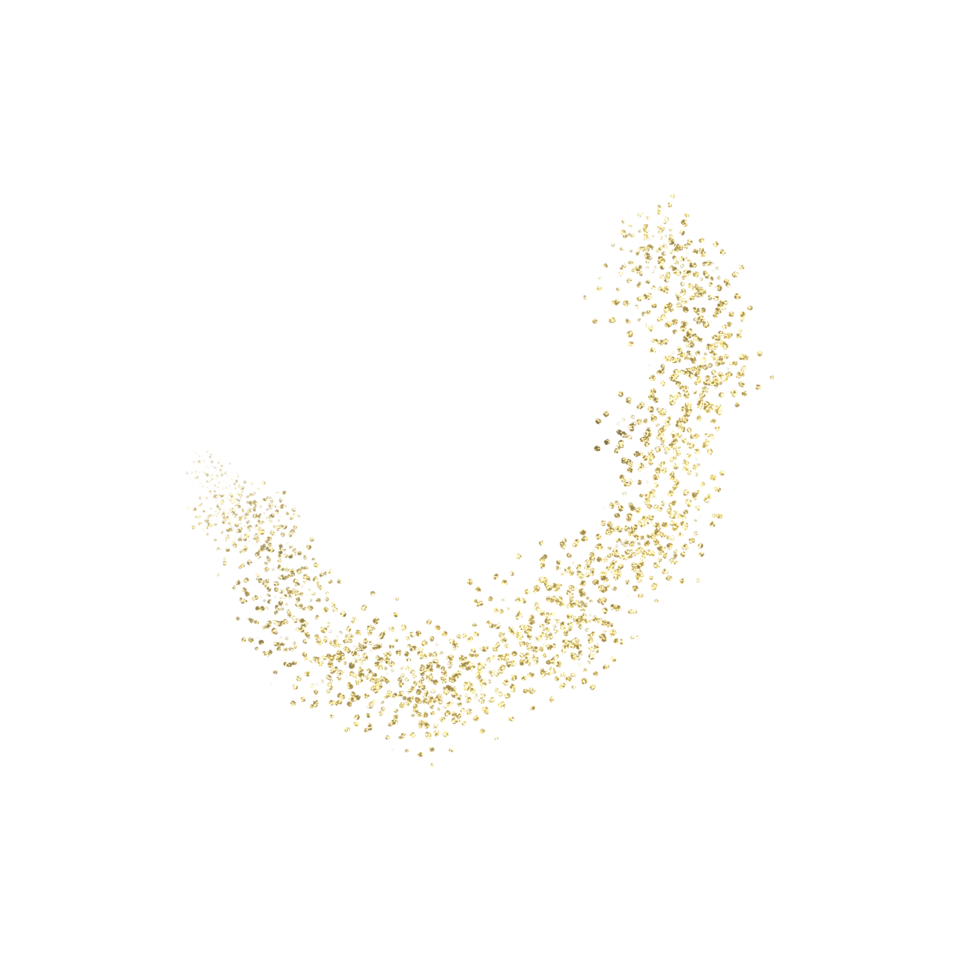 Gold Glitter Splash 9590859 PNG