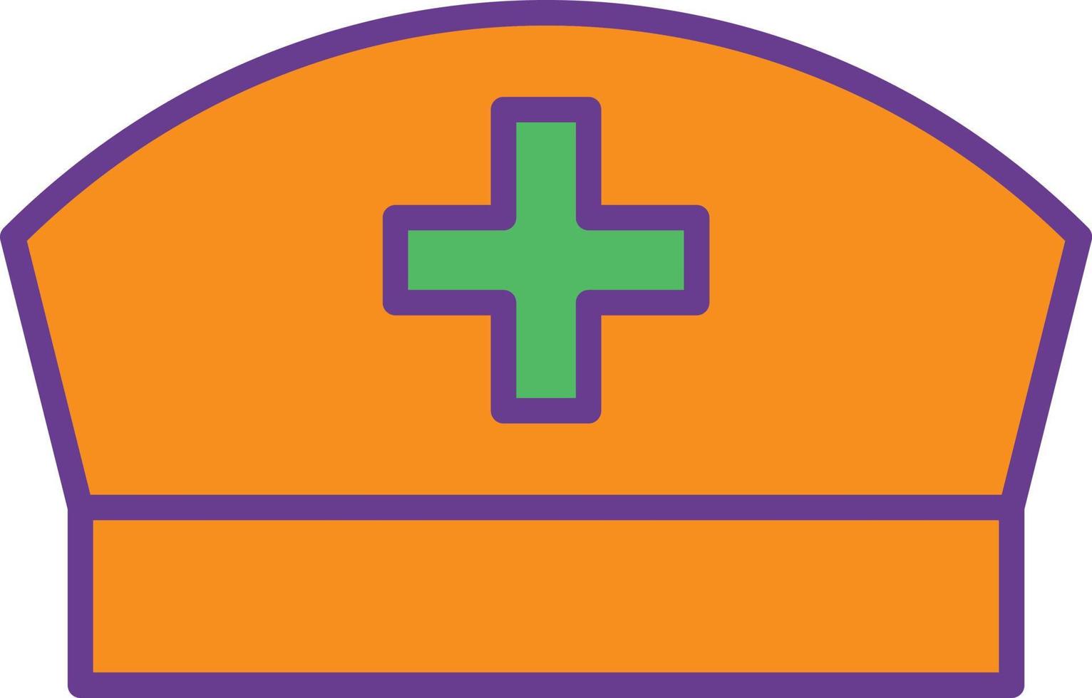 nurse-cap-line-filled-two-color-9590908-vector-art-at-vecteezy