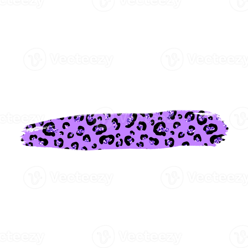 Purple Leopard Brush Stroke png