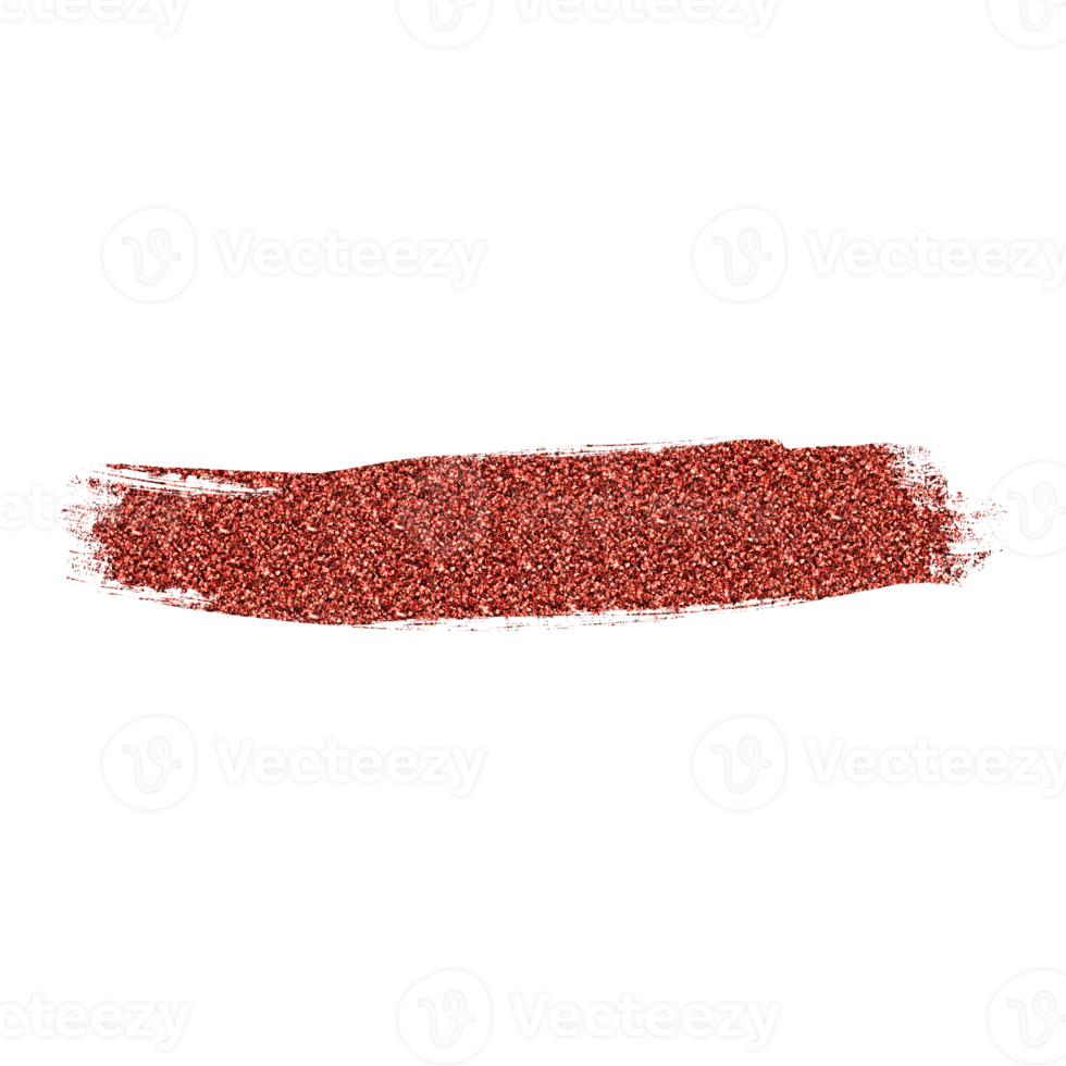 Red Glitter Brush Stroke png