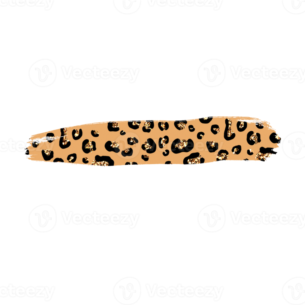 Leopard Brush Stroke png