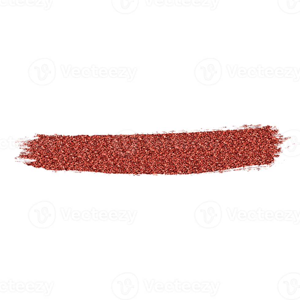 pincelada de glitter vermelho png