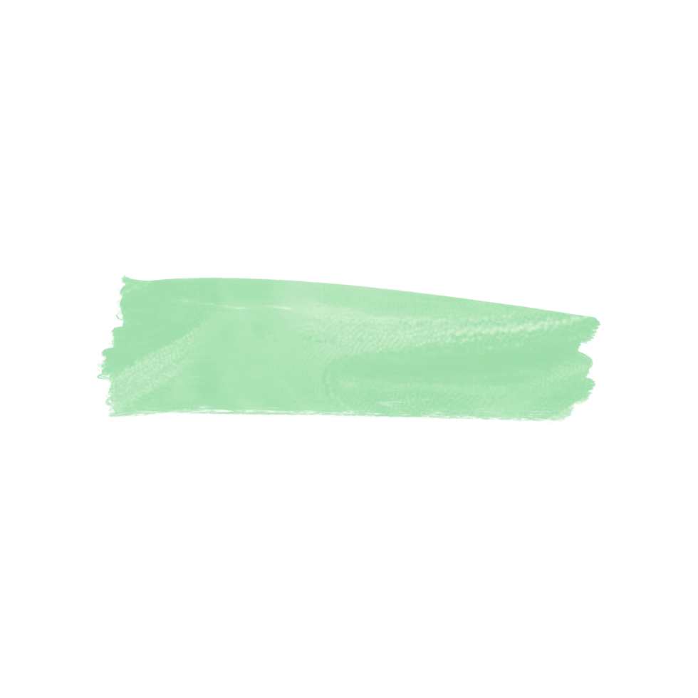 Green Metallic Brush Stroke png