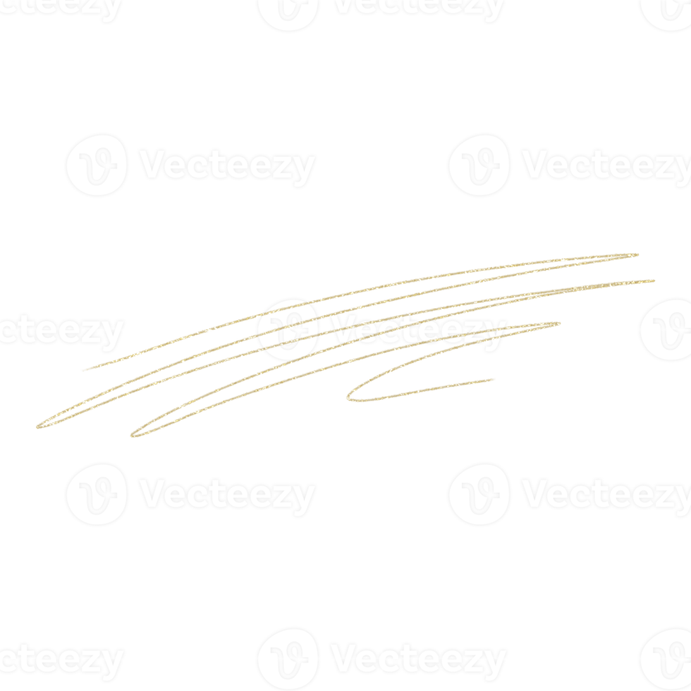 Gold Glitter Line png