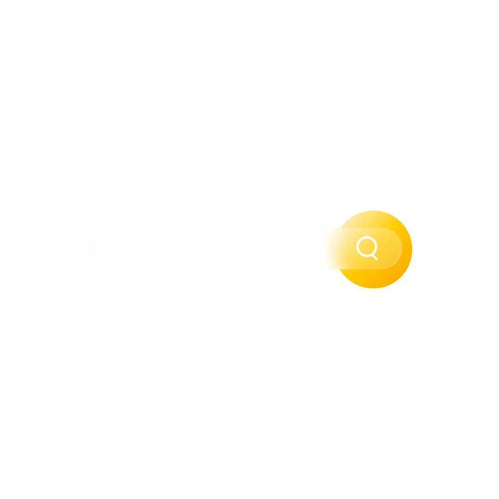 Glassmorphic Search Bar Button png