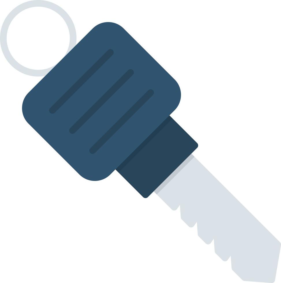 Key Flat Icon vector