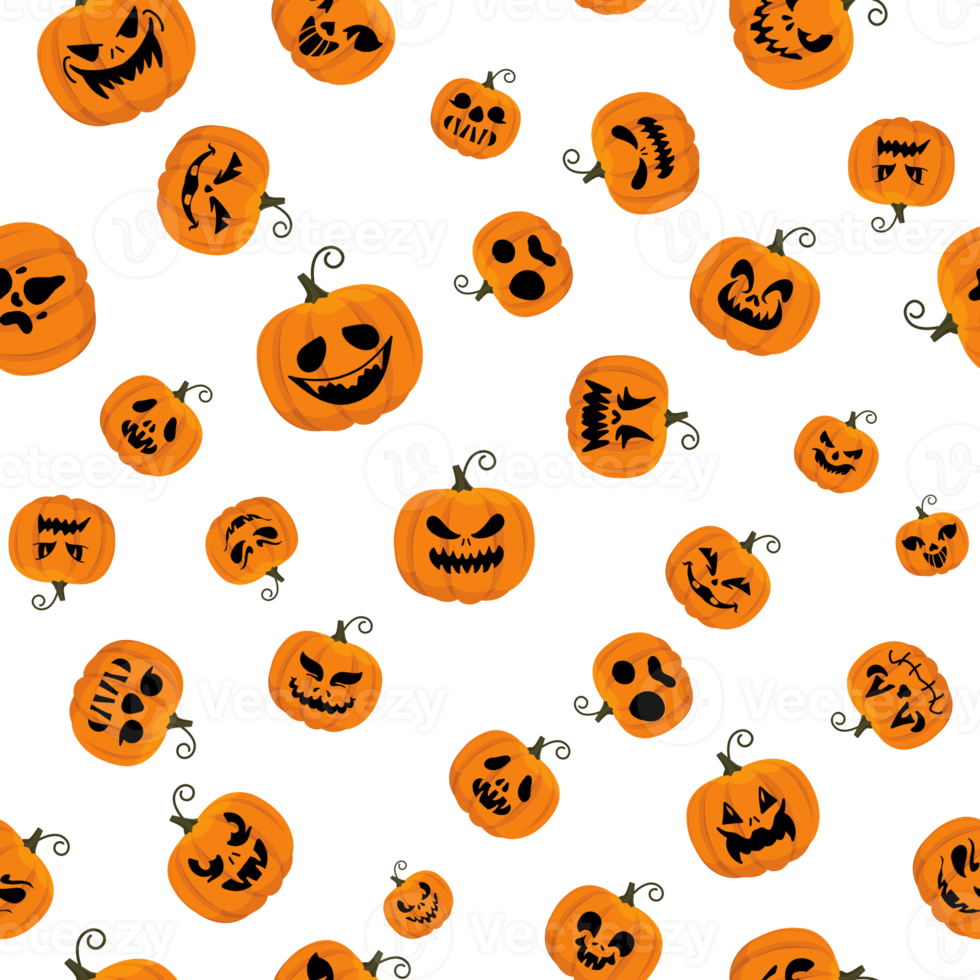 halloween nahtloser transparenter hintergrund png