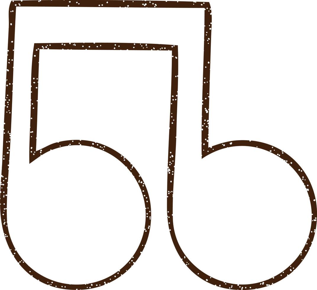 Music Note Charcoal Drawing 9592565 Vector Art at Vecteezy