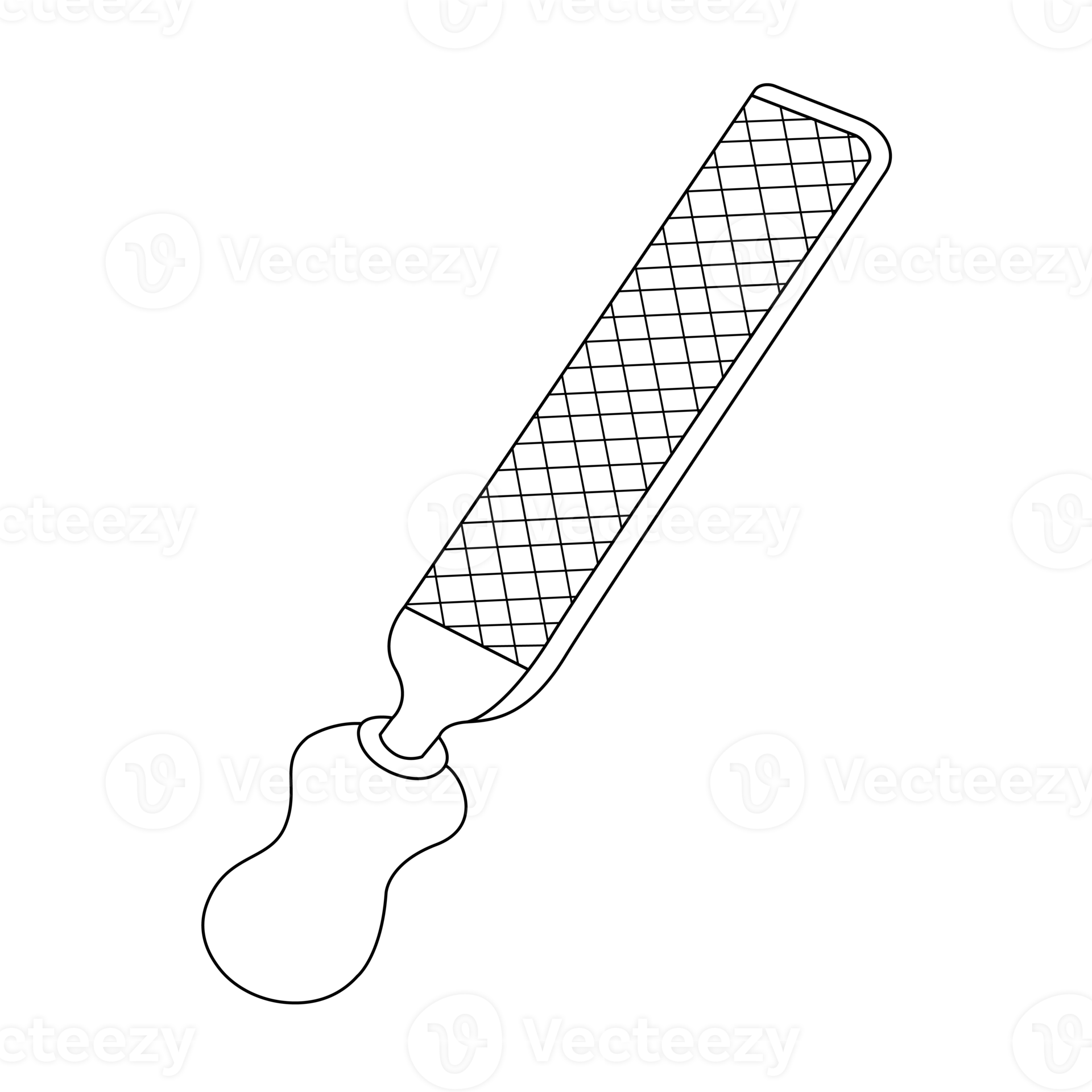 Metal file outline vector on transparent background 9592718 PNG