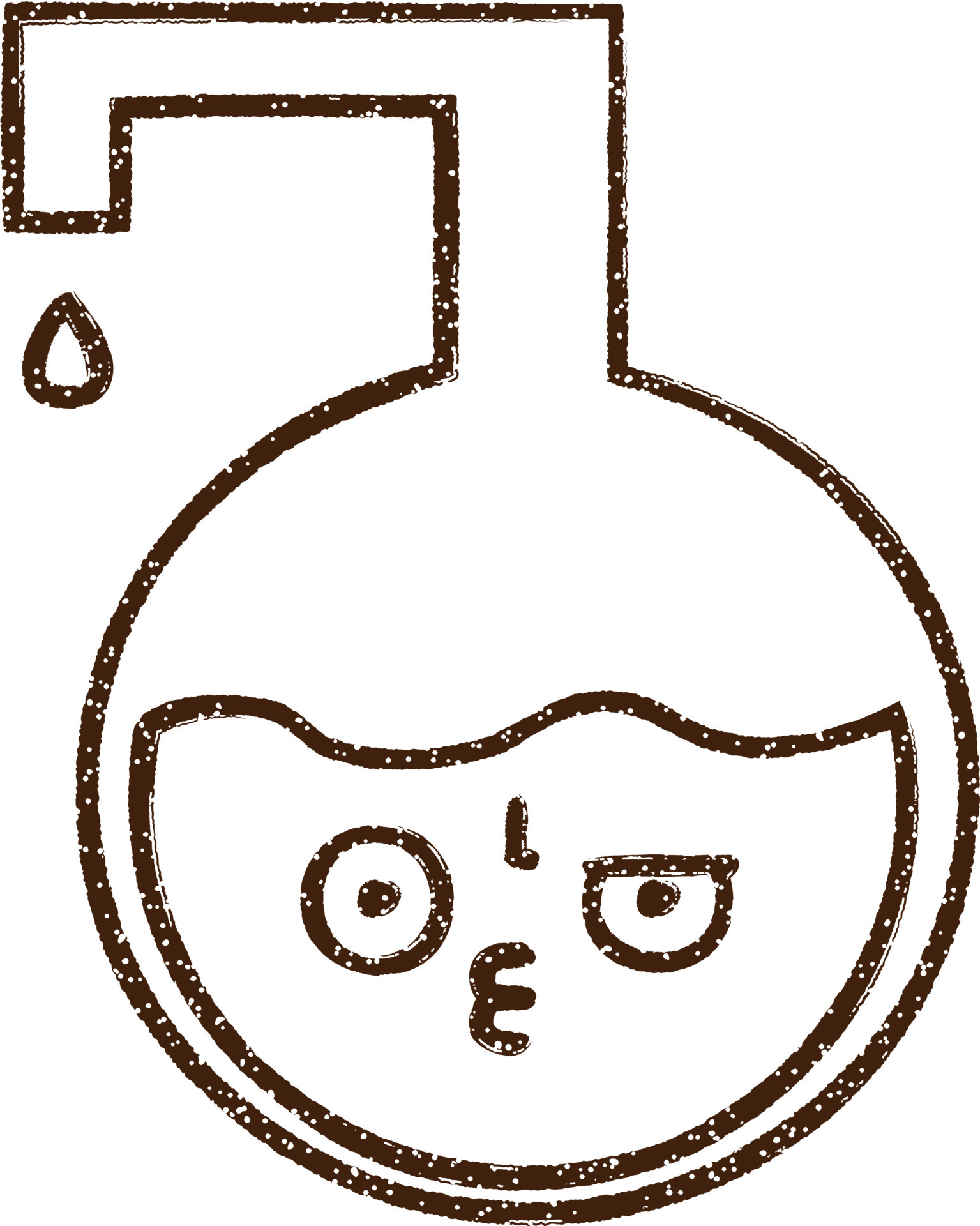 Science Experiment Charcoal Drawing 9592780 Vector Art at Vecteezy