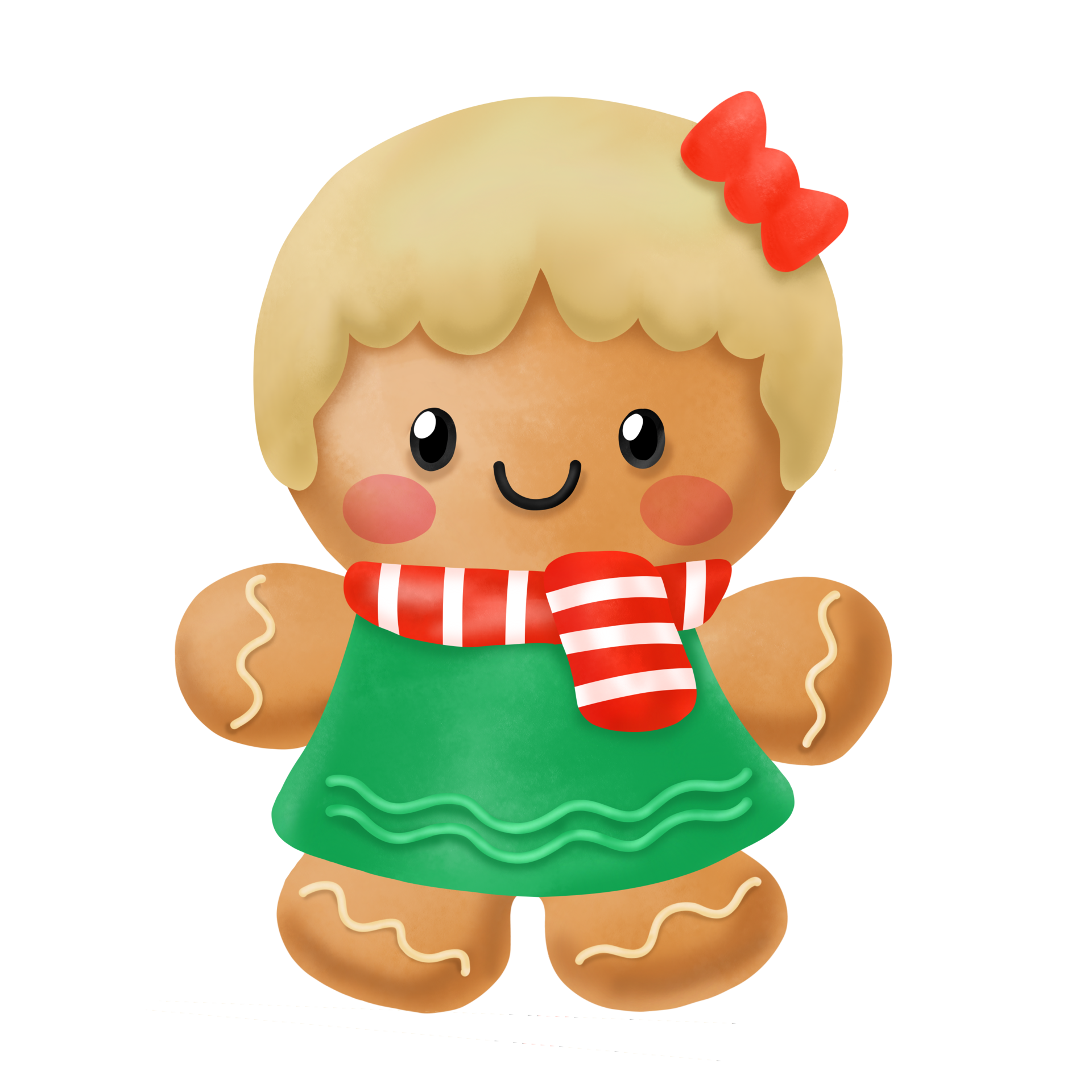 Free pepparkakor akvarell clipart, god jul 9593307 PNG with Transparent