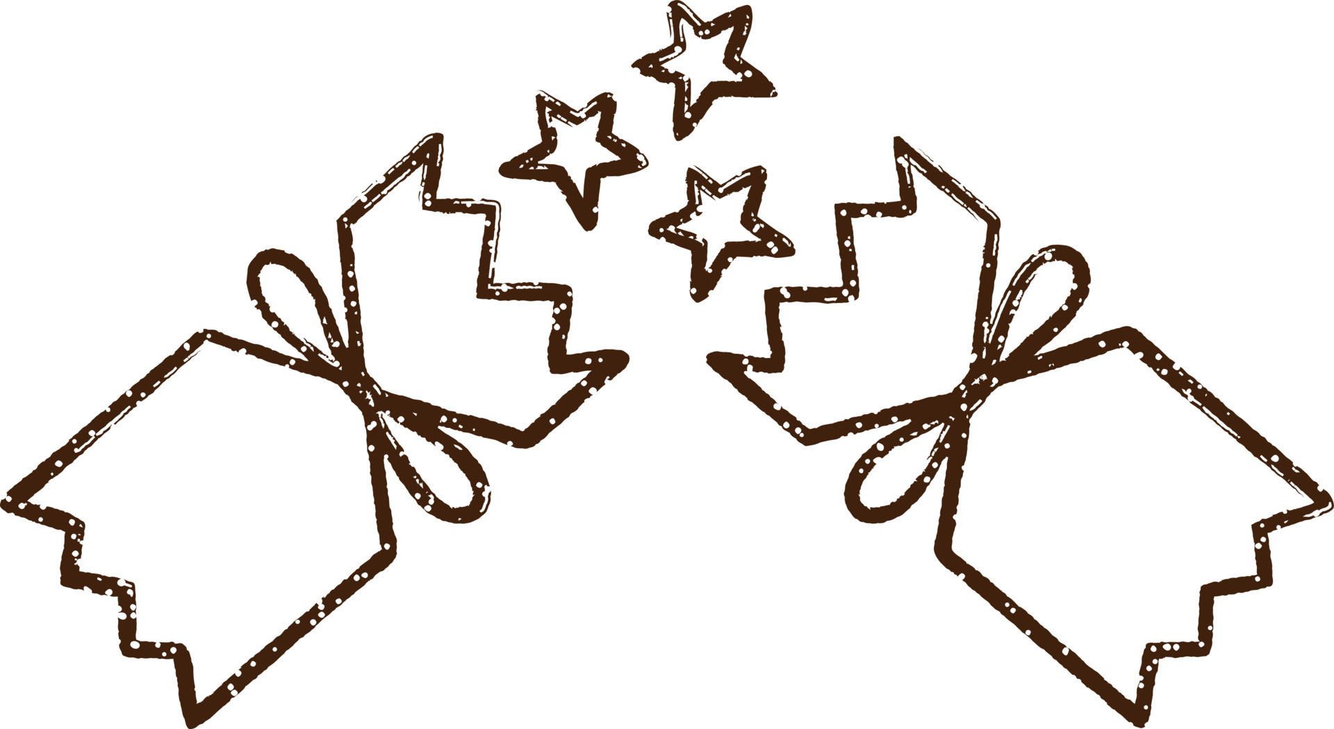 Christmas Cracker Charcoal Drawing 9593473 Vector Art at Vecteezy