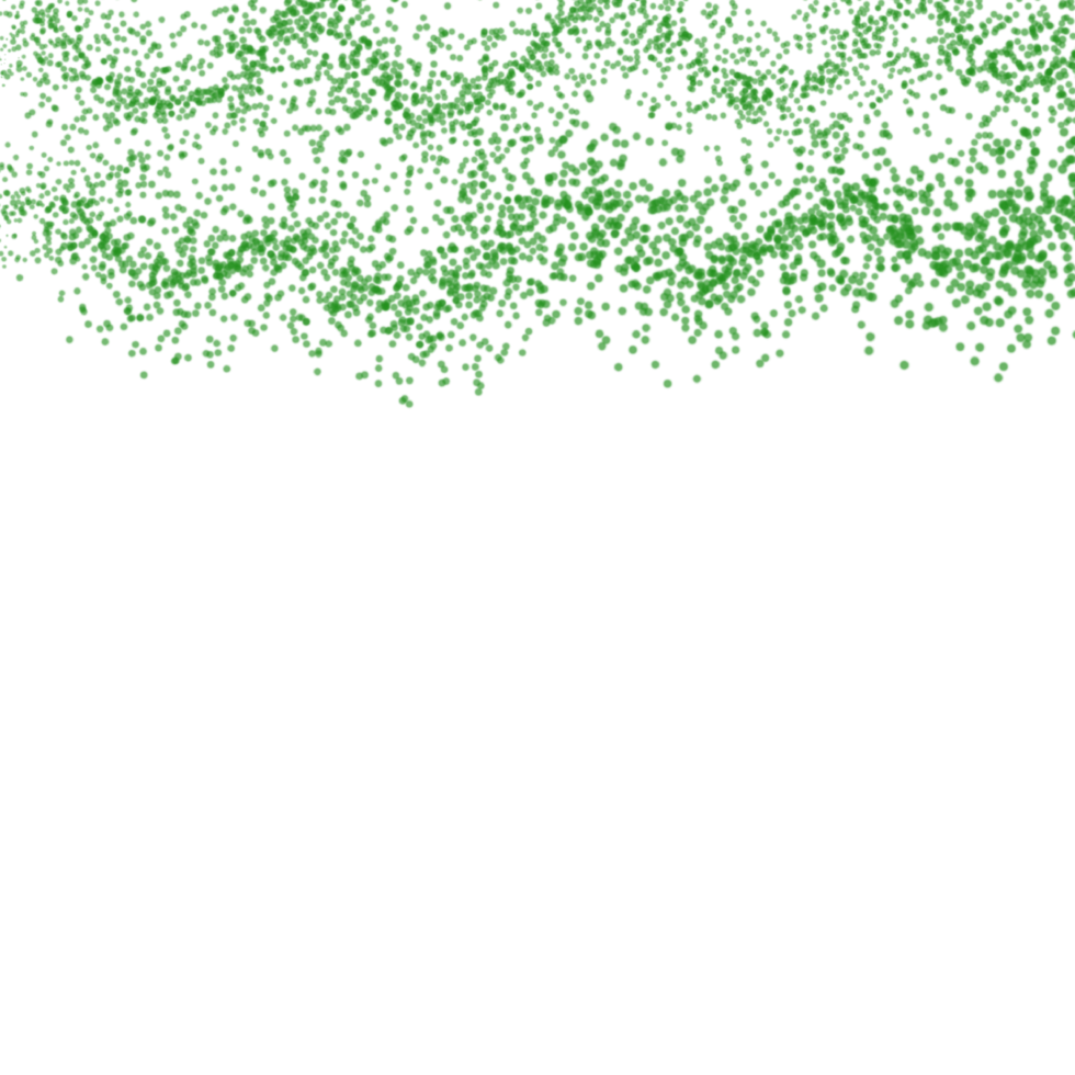 Abstract elements in green color. png