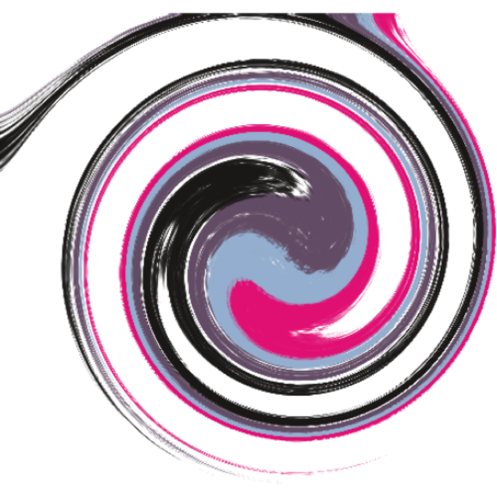 Abstract element in colors black pink and lilac. png