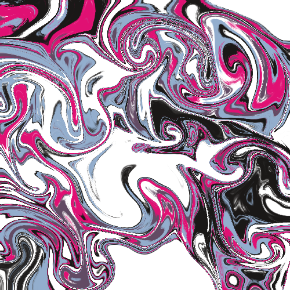Abstract element in colors black pink and lilac. png