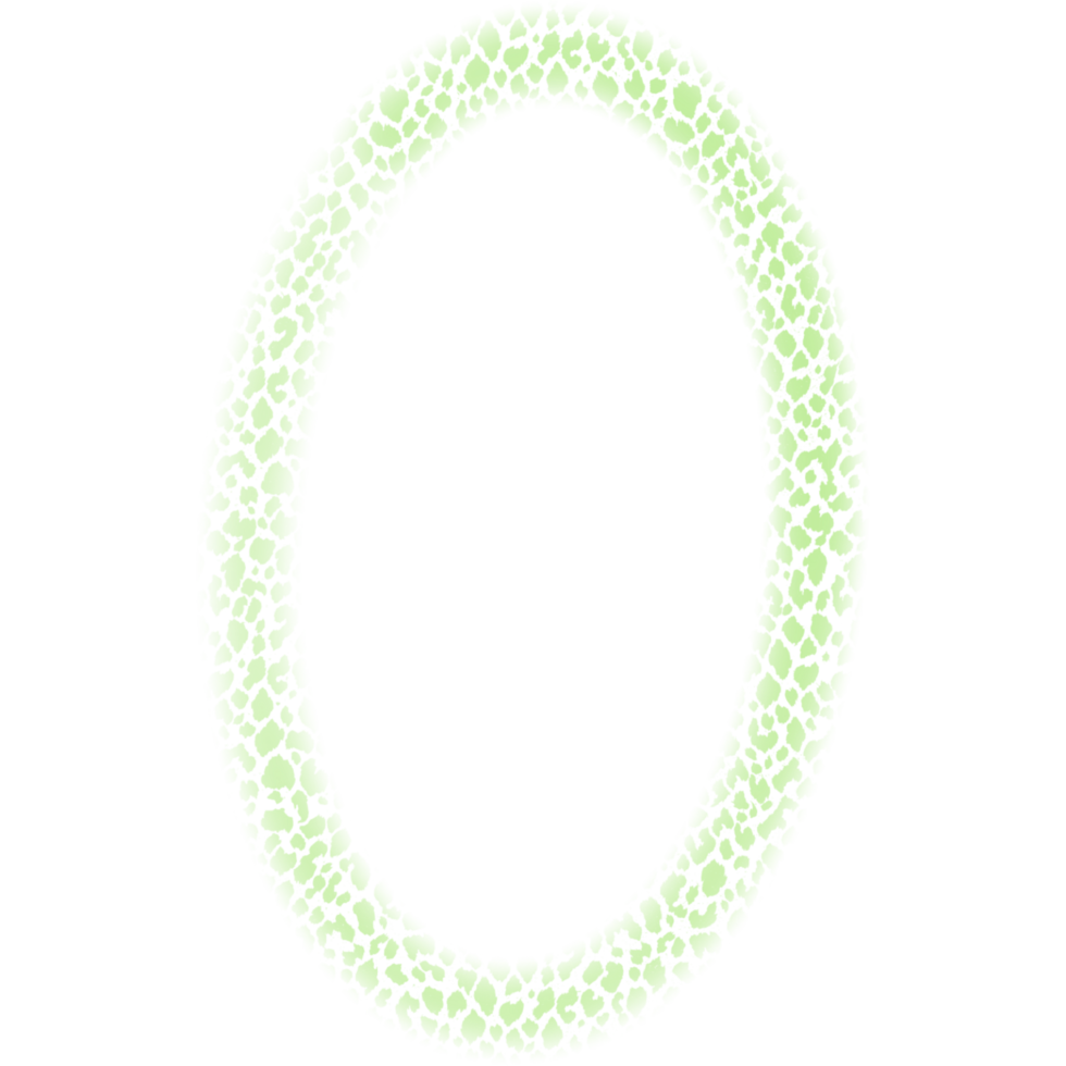 Oval frames in leopard color. 9593770 PNG