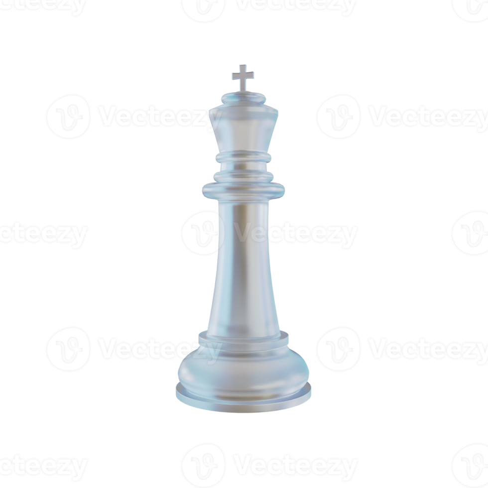 composition d'échecs rendu 3d png