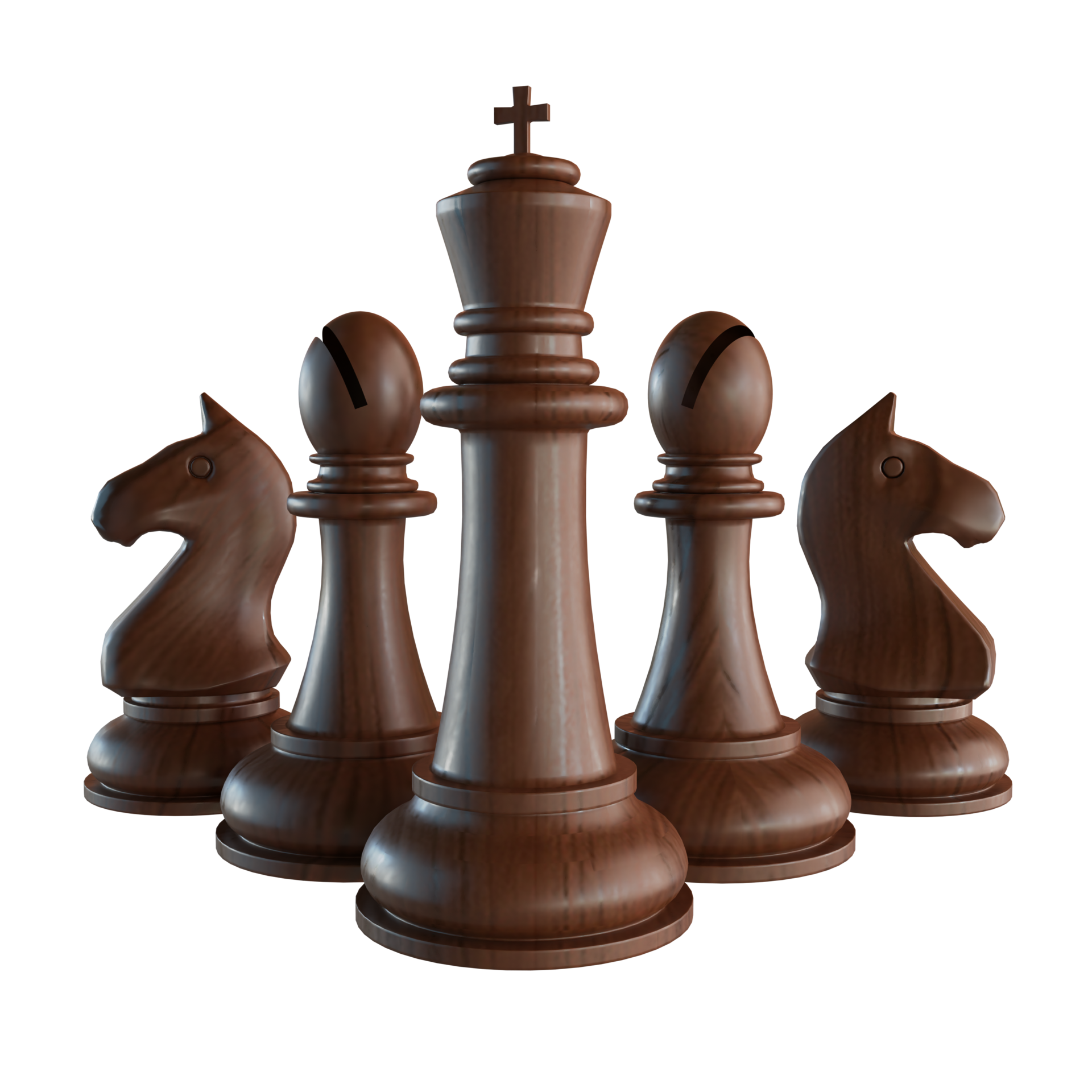 Chess Composition 3D Render 9593828 PNG